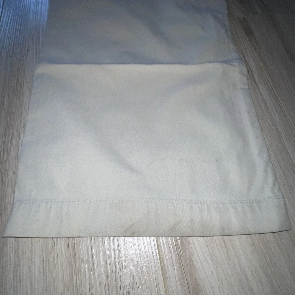 American Eagle Mens XL Beige Cotton Cargo Pants Drawstring Trousers 38x28